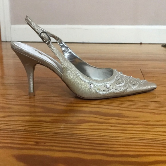 Sparkling Strap Nina Heels - Picture 3 of 5